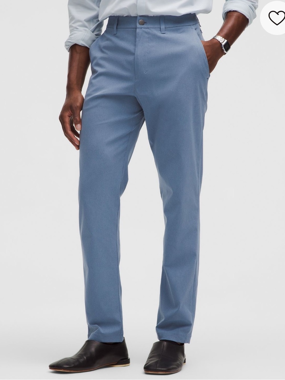 Lululemon ABC Classic-Fit Trouser 30L WovenAir Washed Denim Blue 38x30 NWT
